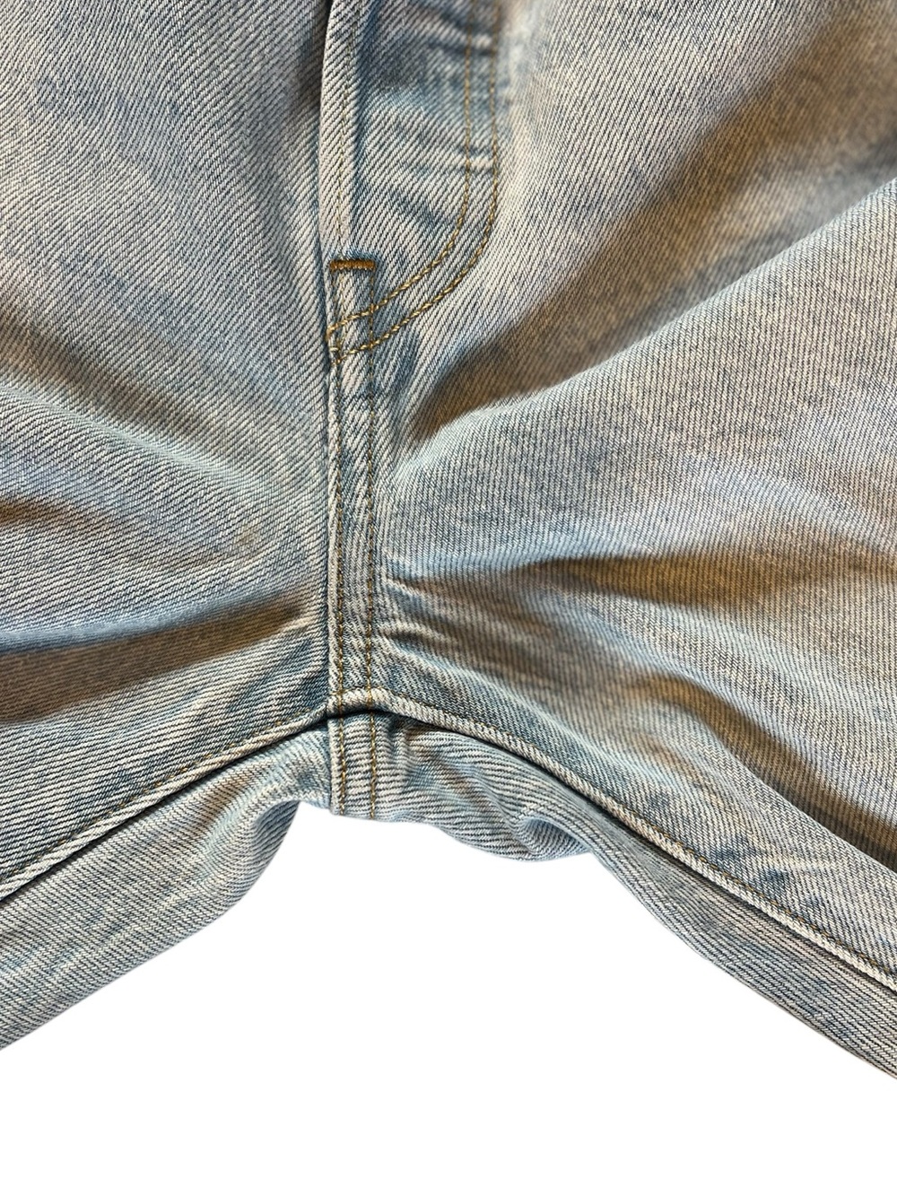 Levi 501 Light Wash Straight Cropped Jeans - Picture 10 of 10
